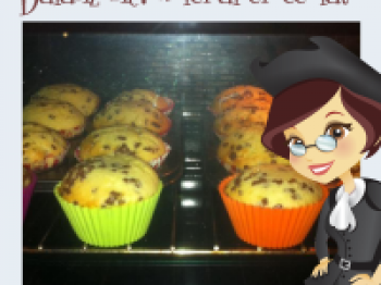 muffin con gocce di cioccolato