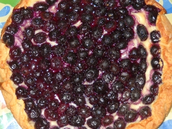 CROSTATA DI CREMA E UVA FRAGOLA