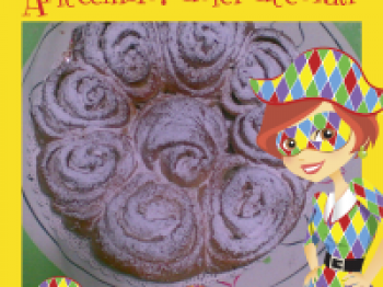 dolce di rose di carnevale