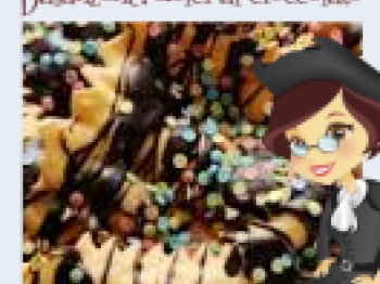 Chiacchiere fantasia al cioccolato