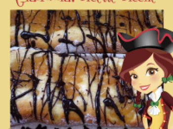 focaccia dolce con pere e cioccolato