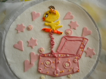 decorazione per torta in marshmallow(conosciuti anche come toffolette)