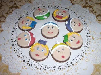 Biscottini al cioccolato (tenere faccine)