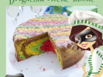 Torta multicolor