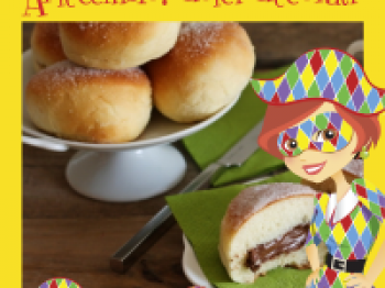 Krapfen di Carnevale – Bomboloni alla Nutella [Cotti al forno!]