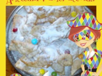 chiacchiere e mascherine di carnevale