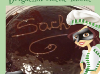 Sacher torte di carnevale