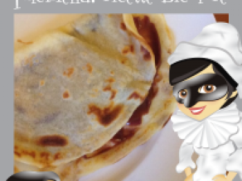 Crepes di carnevale al cioccolato dolceamaro