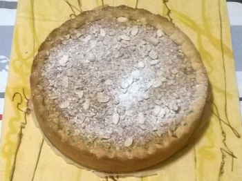 TORTA DI CREMA PASTICCERA ALLE MELE
