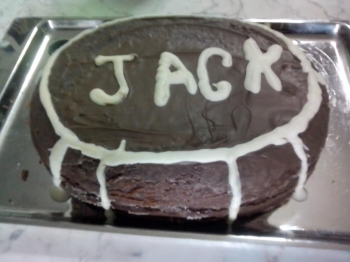 torta di riso alla nutella