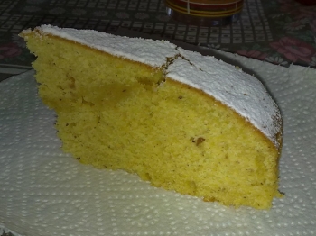 Torta soffice all'arancia e niocciole....reperita da cotto e mangiato