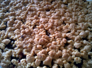 CRUMBLE DI CILIEGE E CIOCCOLATO