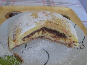 Zuccotto alle tre creme
