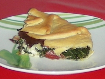 torta salata spinaci e speck
