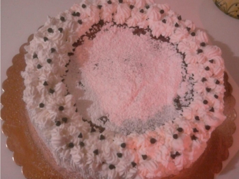 Torta al caffè con crema pasticciera