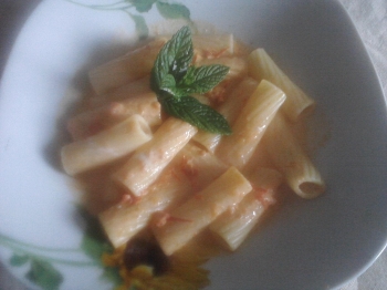 Pasta con la peperonata
