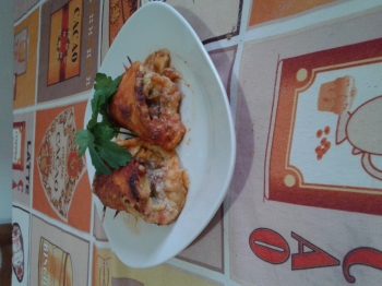 Involtini di melanzane con carne