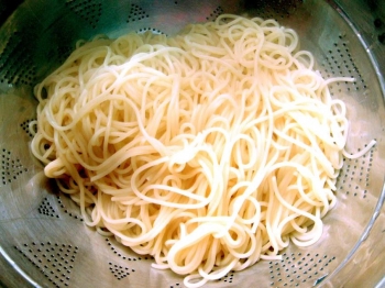 Spaghetti con ricotta