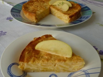 Torta di mele light con fruttosio