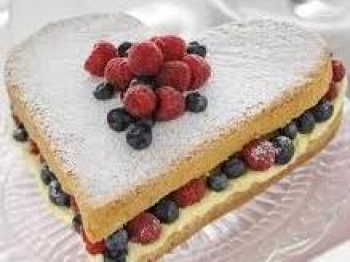torta al limone e frutti di bosco
