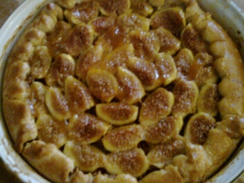 Crostata di fichi freschi