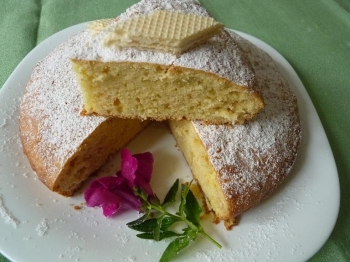 Torta con wafer alla vaniglia