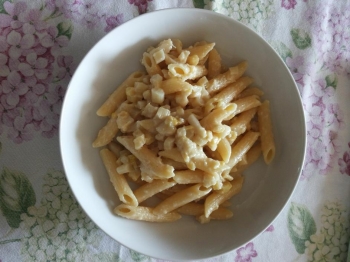 Penne con gli asparagi