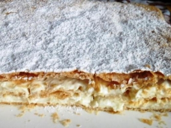 Millefoglie con crema chantilly