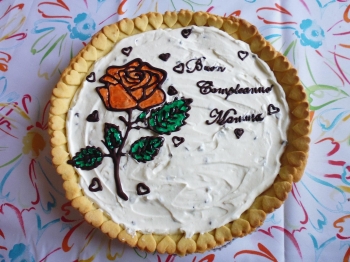 Crostata con crema di ricotta