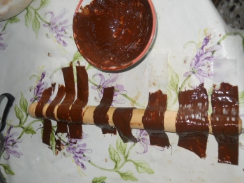 Strisce di cioccolato