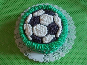 Torta pallone di calcio