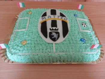 Torta campo Juve