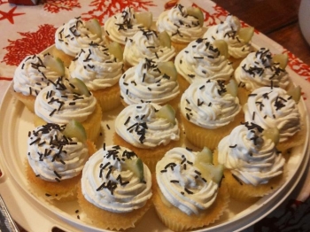 Lime cupcake