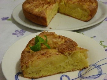 Torta di mele senza grassi
