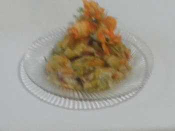 Fiori di zucchine ripieni alla ligure