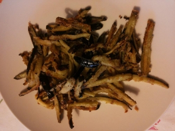 Listarelle di melanzane al forno