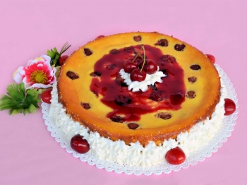 Cheesecake  con ciliegie