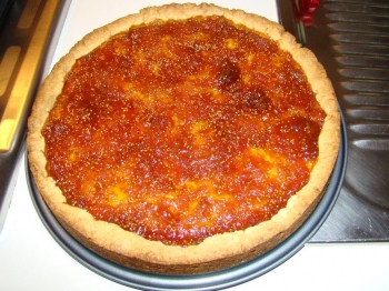 Crostata con marmellata di fichi