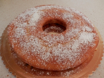 Ciambella all'arancia con gocce di cioccolato