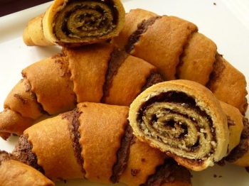 Cornetti di pan brioche alla nutella senza burro