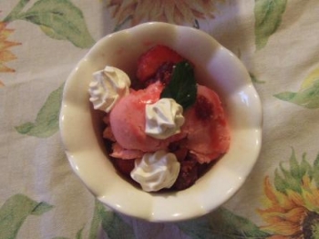 coppa fragole e meringhe