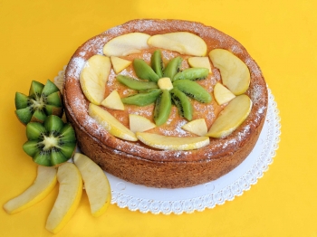 Cheesecake kiwi e mela