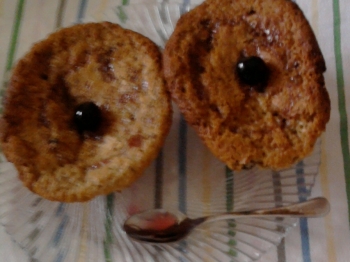 muffin con amarene
