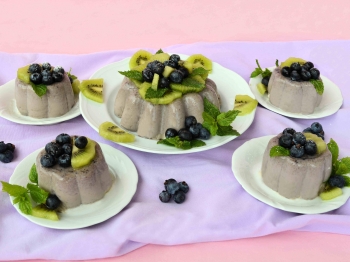 Dessert ai mirtilli