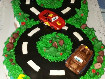TORTA CARS X 8 ANNI
