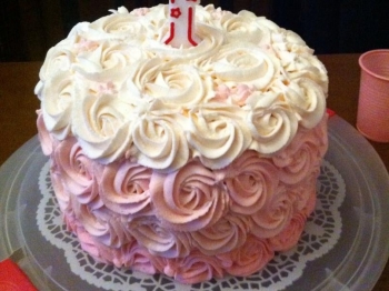 Torta rose di panna