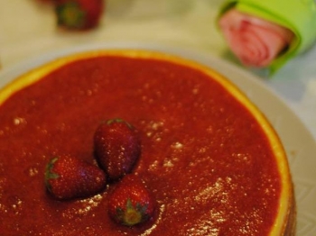 Cheesecake con fragole