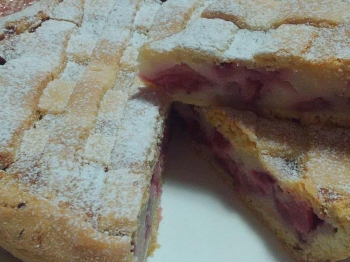 Crostata ricotta e fragole.