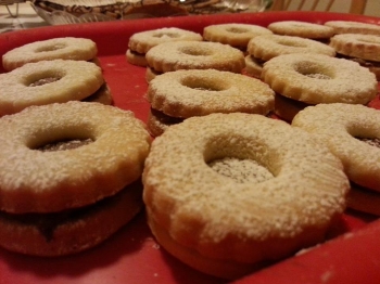 occhi di bue alla Nutella
