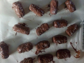 Dolcetti al cocco e cioccolato al latte